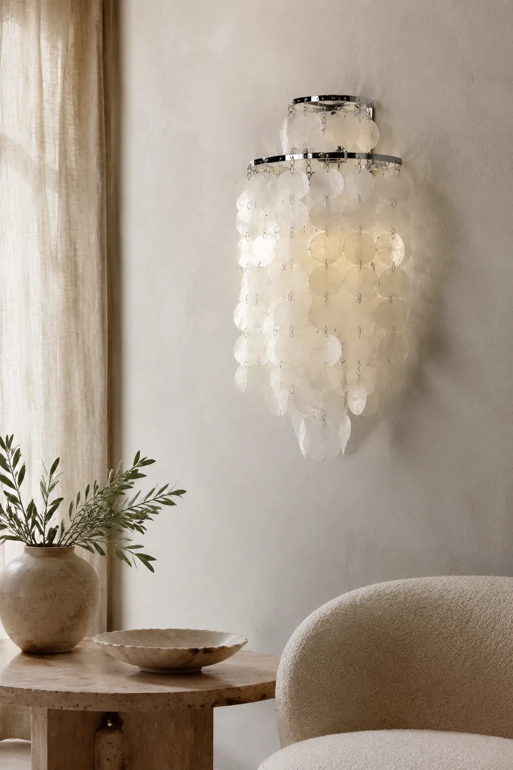 Nordic Modern Minimalist Silver Wall Lamp - Lumpaz