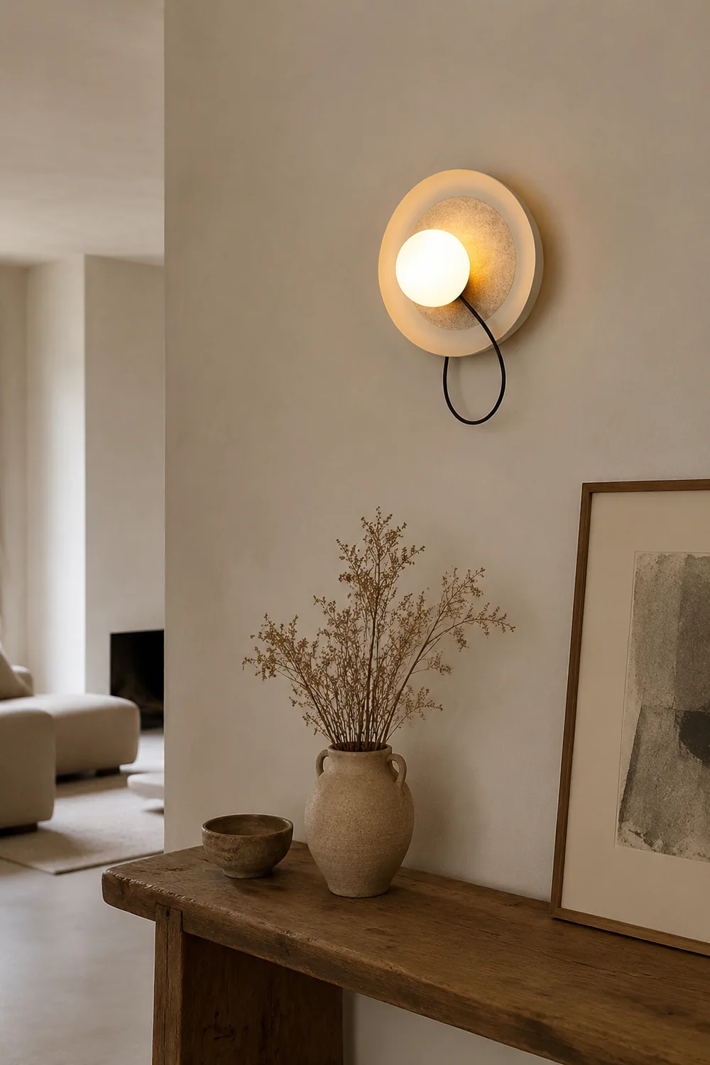 Modern Round Adjustable Wall Scones - Lumpaz
