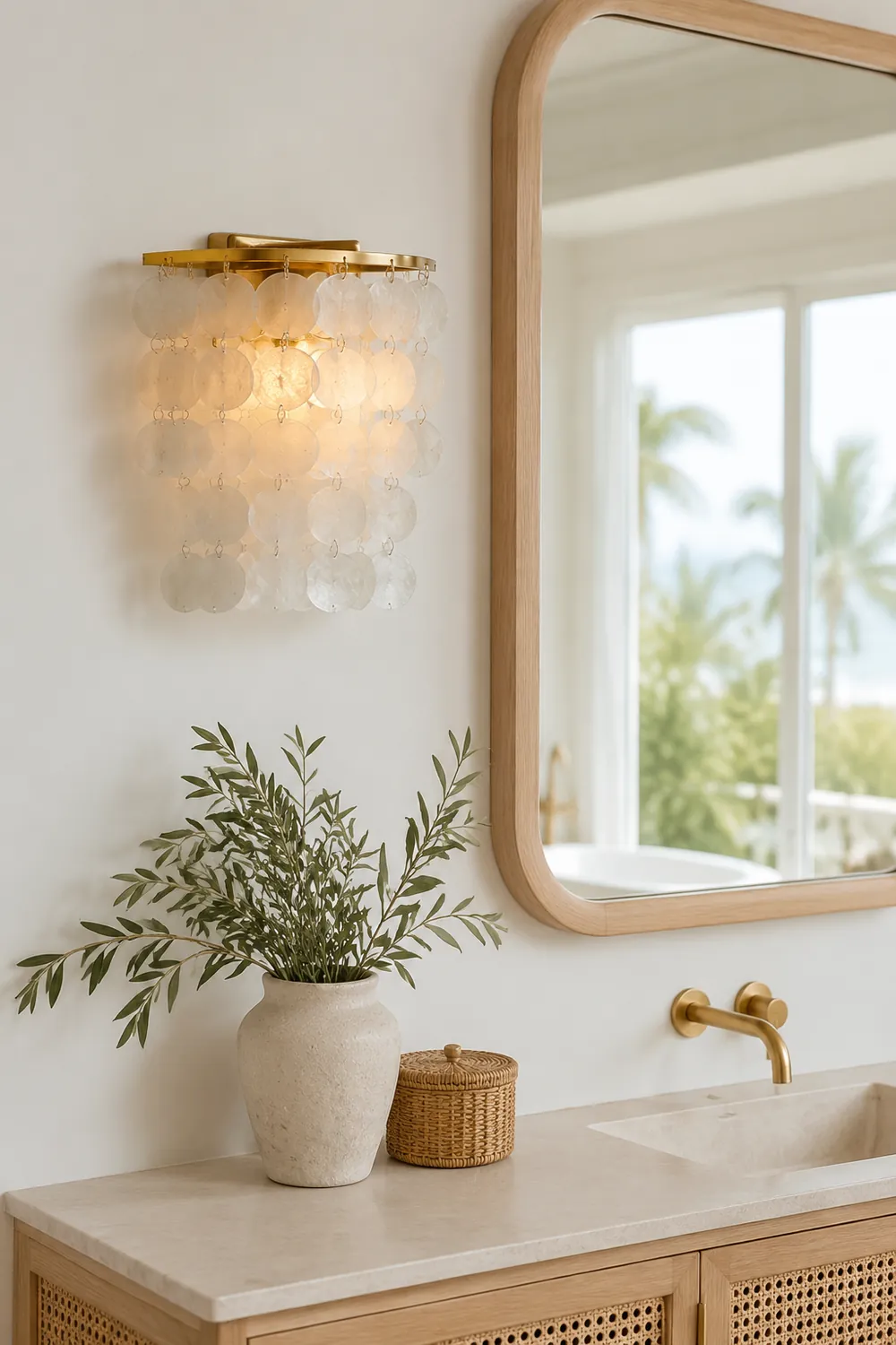 Nordic Modern Minimalist Shell Aisle Wall Lamp - Lumpaz