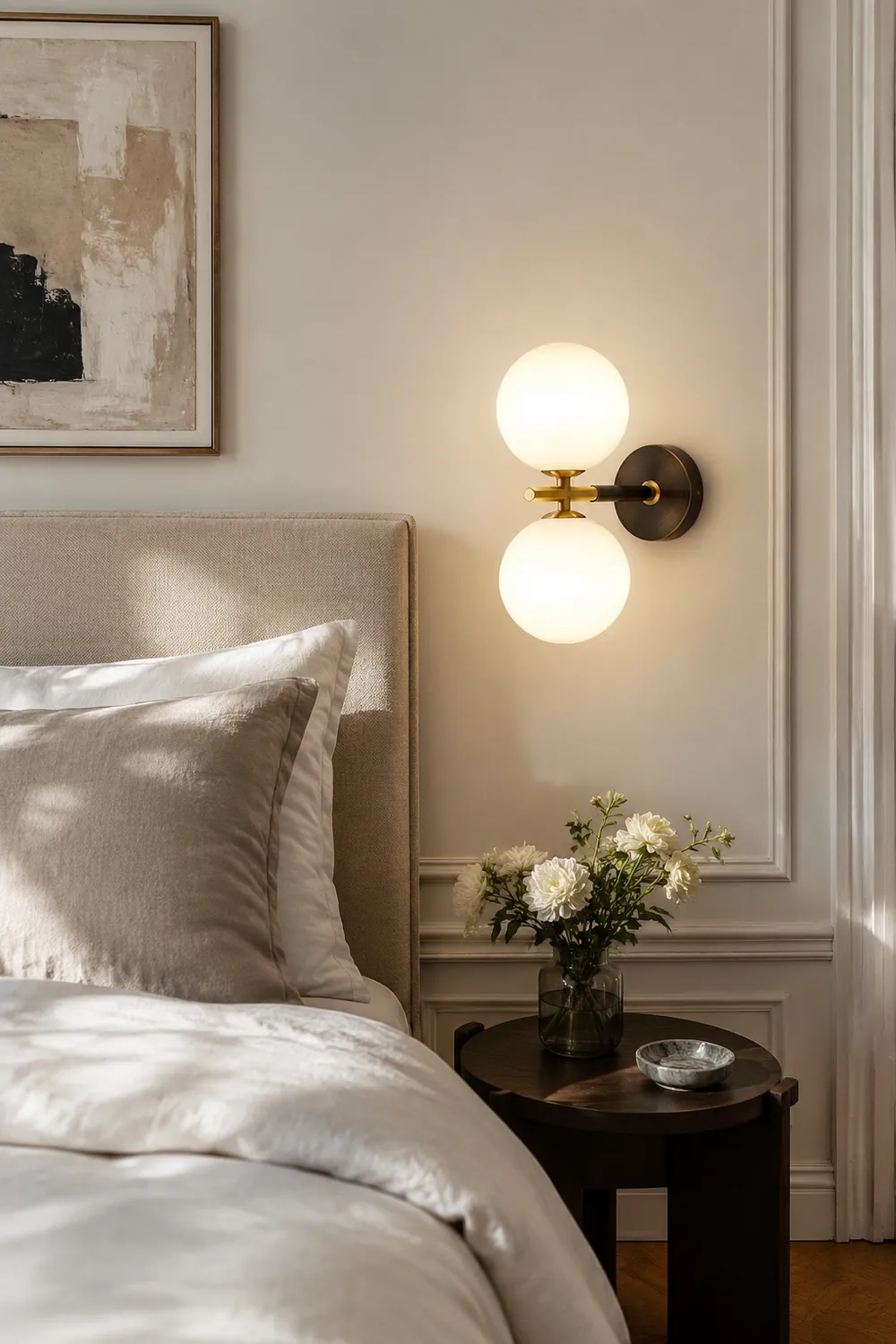 Luxury Copper Ball 1-Light Wall Sconce - Lumpaz