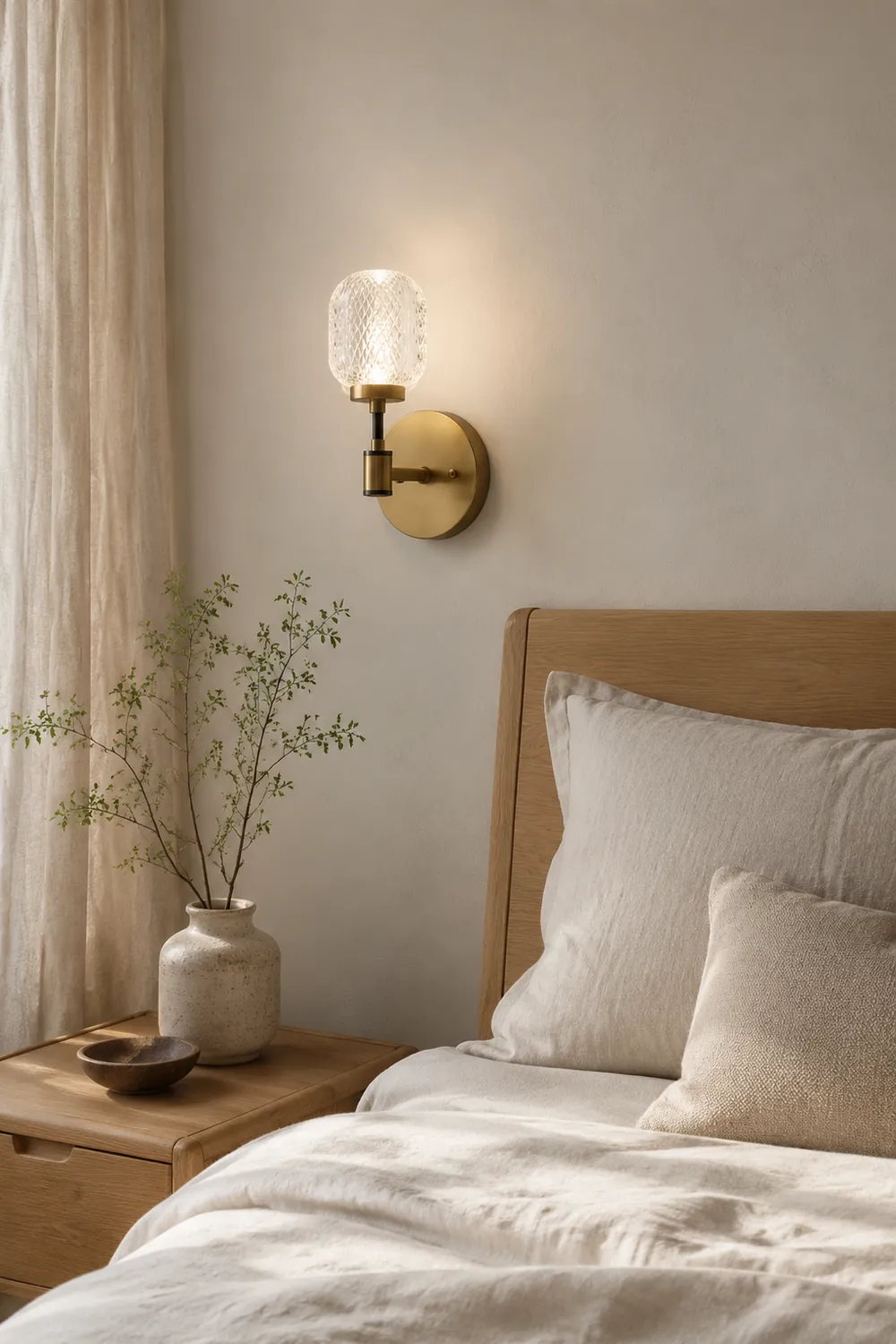 Antique Brass Gold Wall Light - Lumpaz