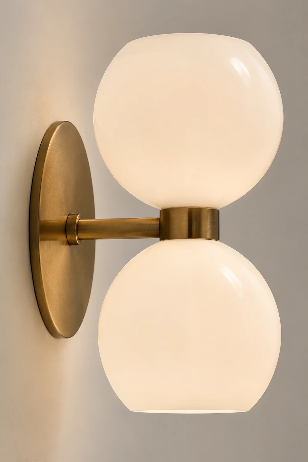 Creative Modern 2 Heads Glass Wall Lamp - Lumpaz
