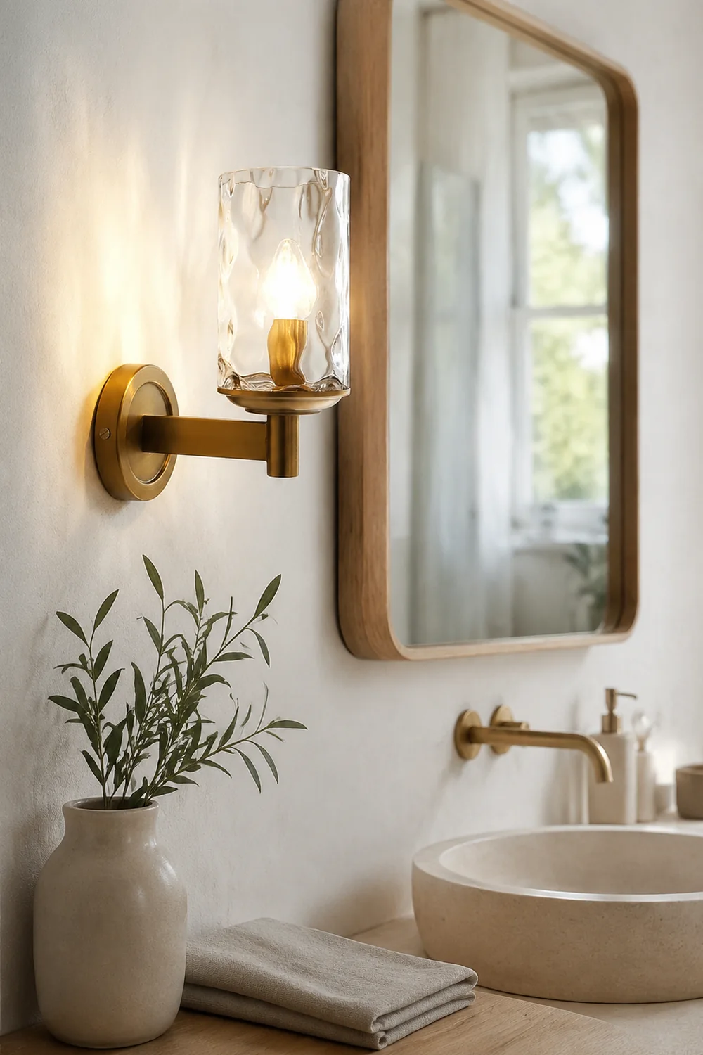 Vintage Iron Armed Wall Lamp - Lumpaz