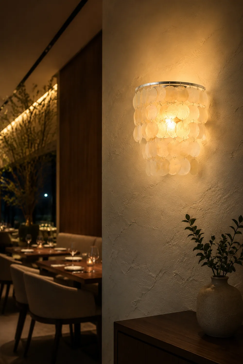 Nordic Modern Minimalist Shell Aisle Wall Lamp - Lumpaz