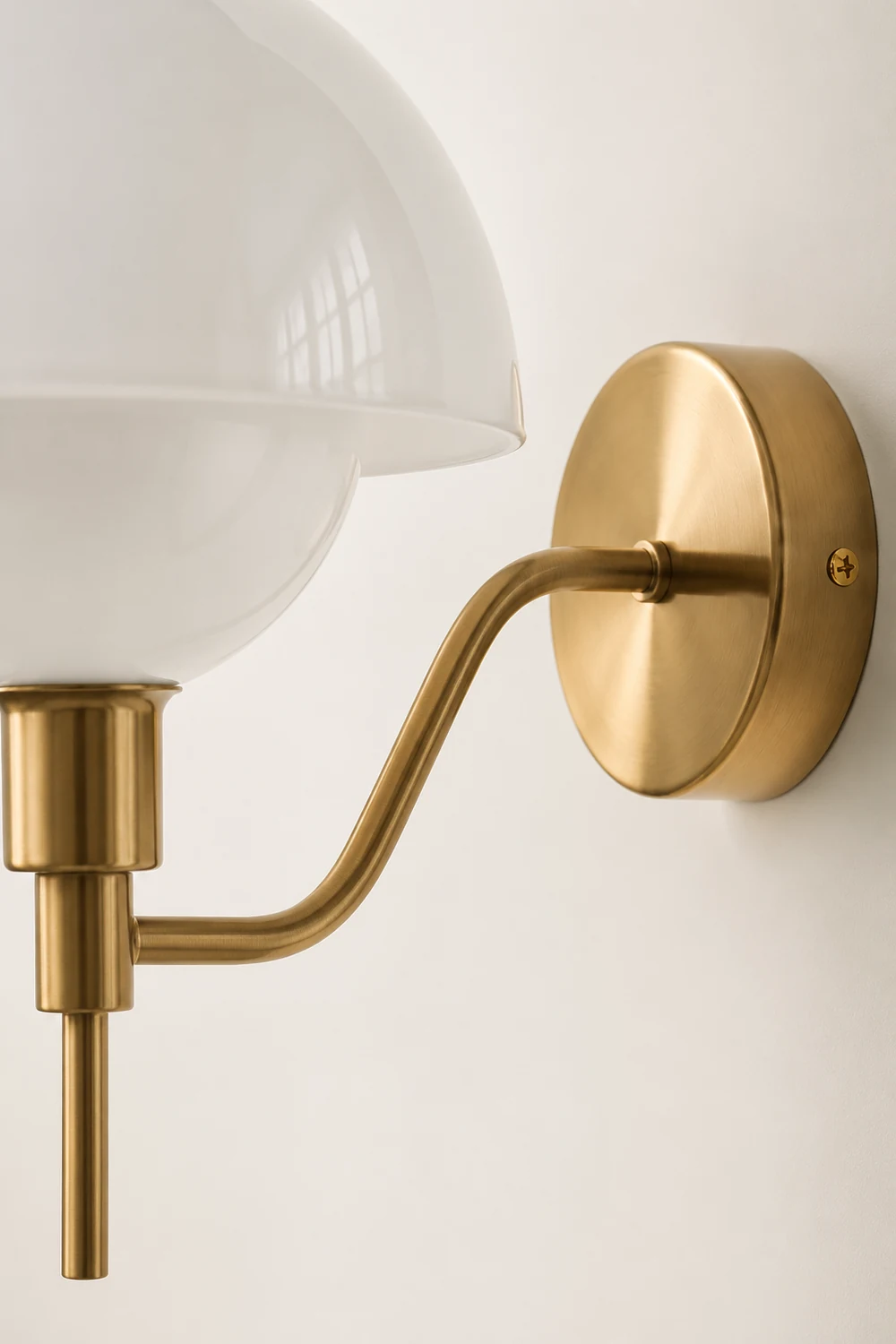 French Mushroom Glass Wall Lamp - Lumpaz