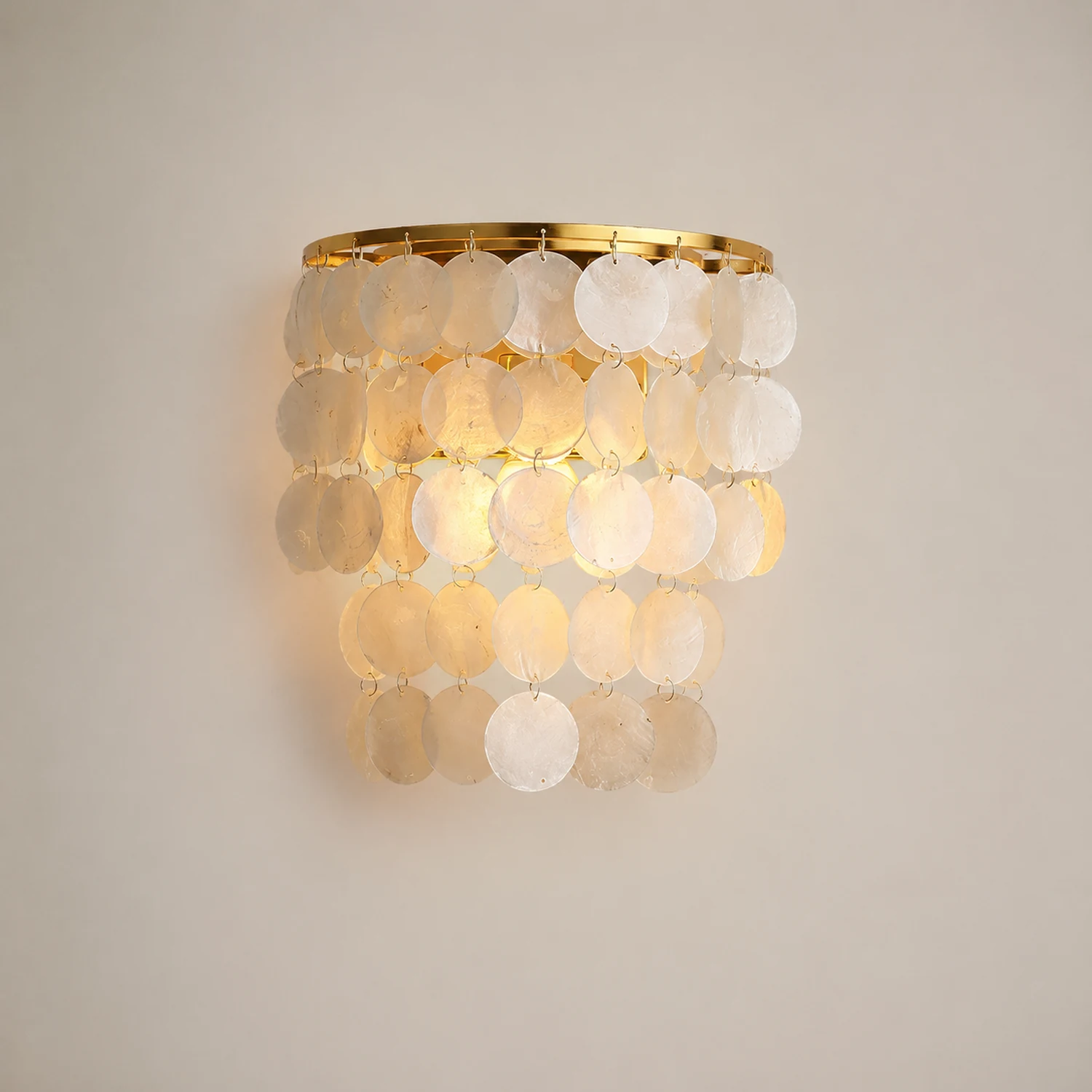 Nordic Modern Minimalist Shell Aisle Wall Lamp - Lumpaz