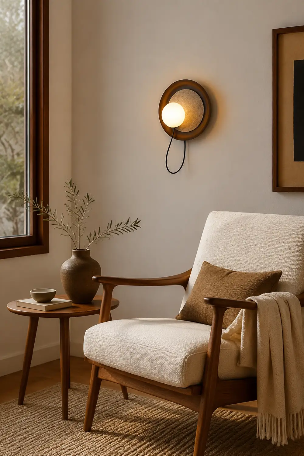Modern Round Adjustable Wall Scones - Lumpaz