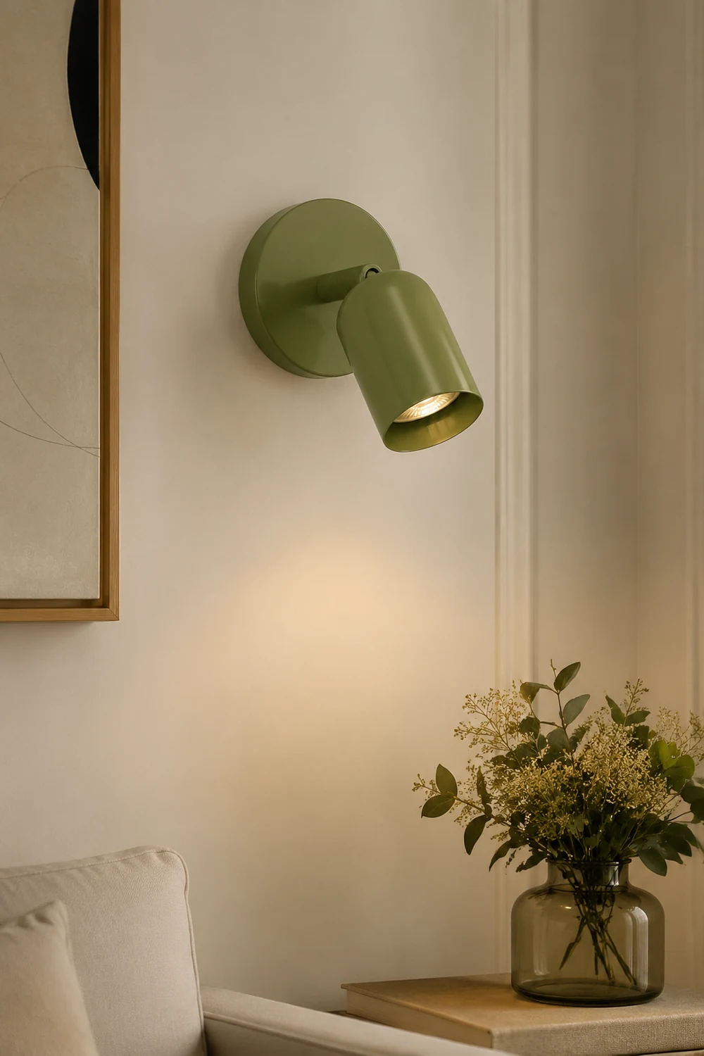 Simple Decorative Metal Living Room Wall Light - Lumpaz