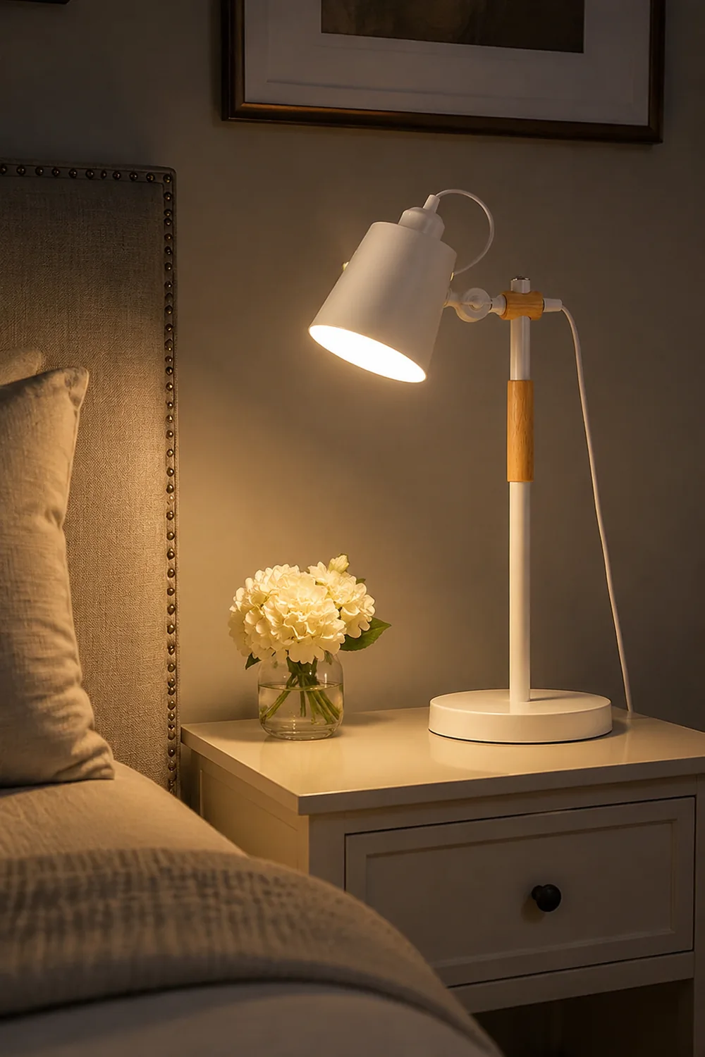 LED Modern Nordic Simple Bedroom Table Lamp - Lumpaz