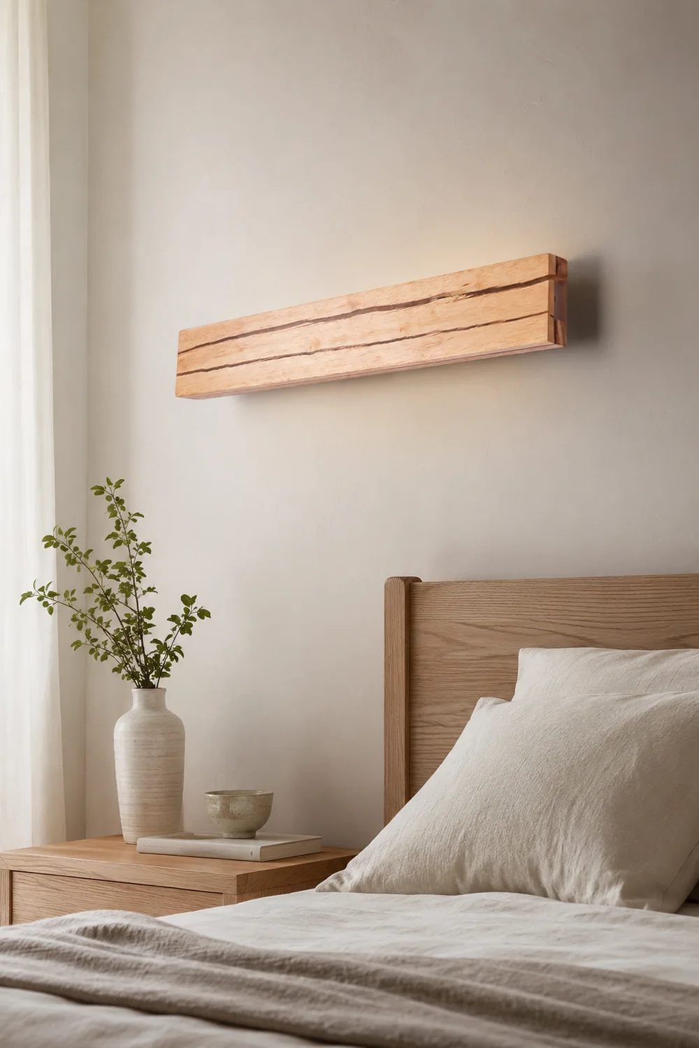 Modern Decor Wood Crack Wall Sconces - Lumpaz