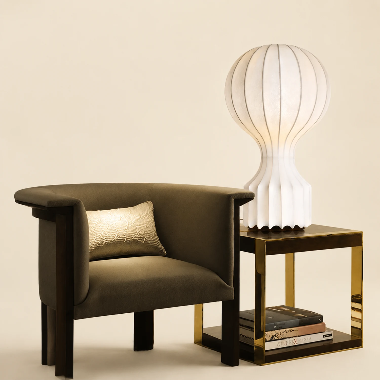 Vintage Fabric Gatto Table lamp - Lumpaz