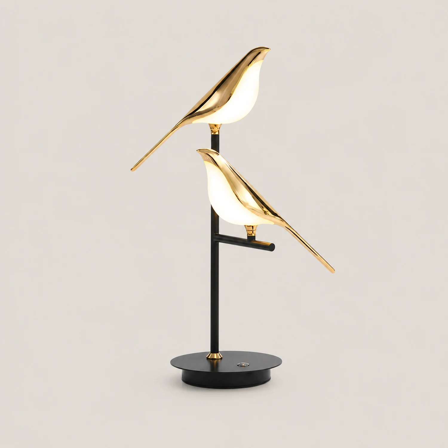 Golden Bird Table Lamp for Bedroom - Lumpaz