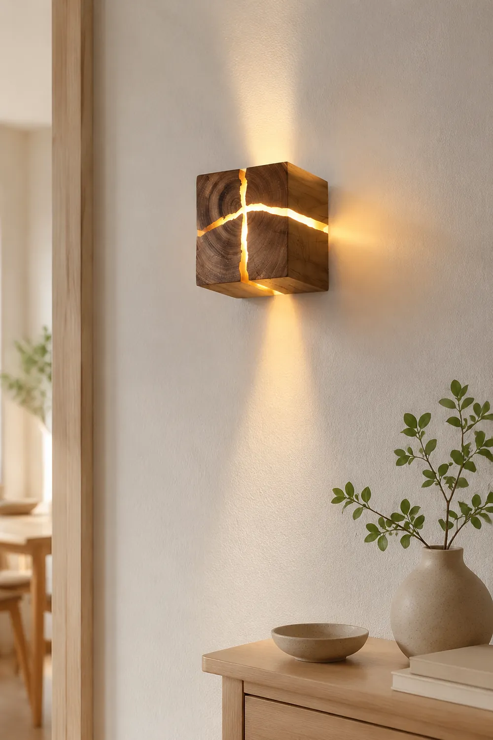 Creative Cracked Corridor Wall Sconce - Lumpaz