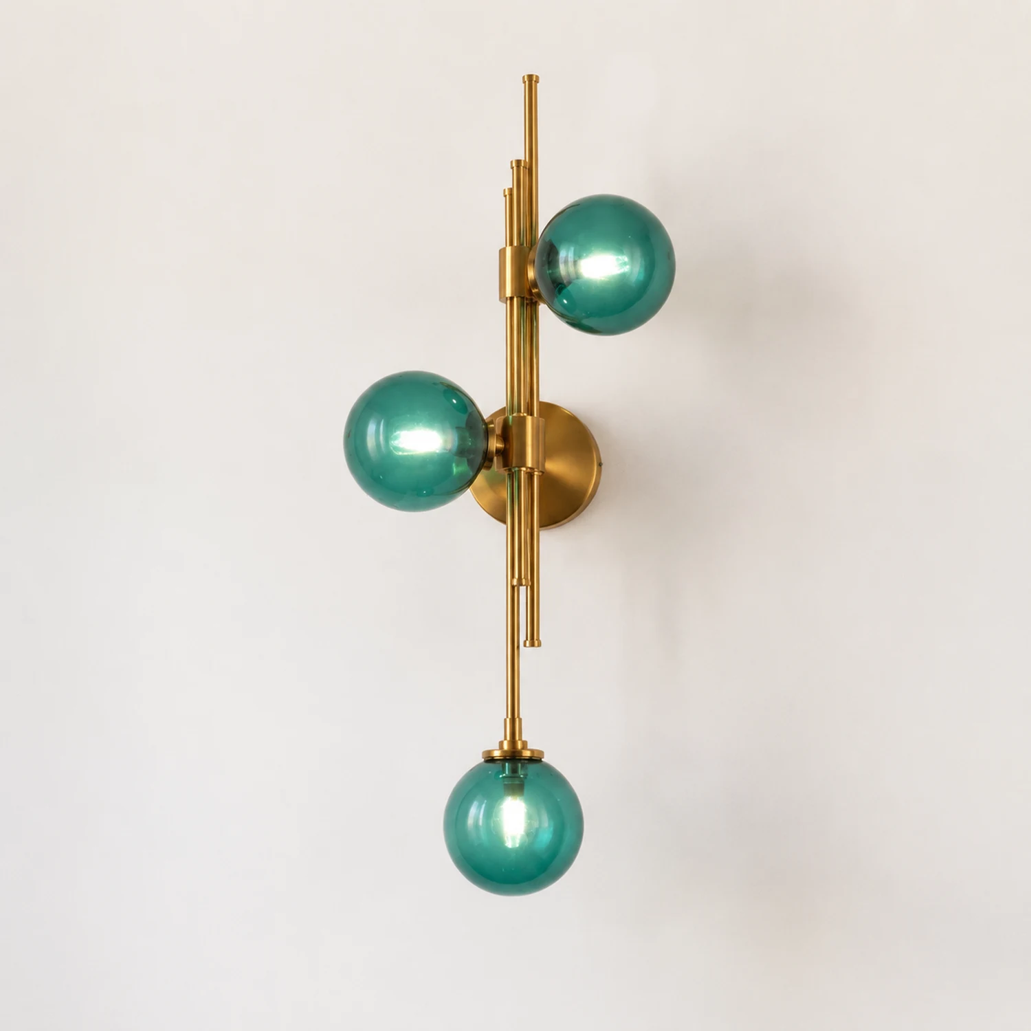 Vintage Ball 3 Heads Glass Wall Lamp - Lumpaz