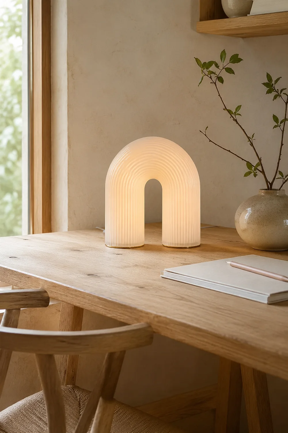 Unique Arch Metal Table Lamp - Lumpaz
