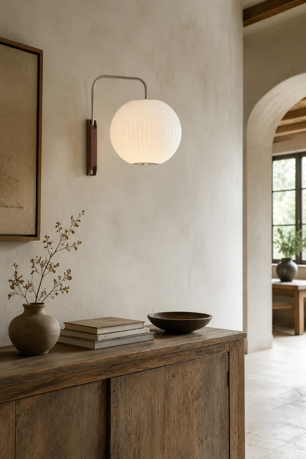 Wabi-sabi Silk Wall Lamp - Lumpaz