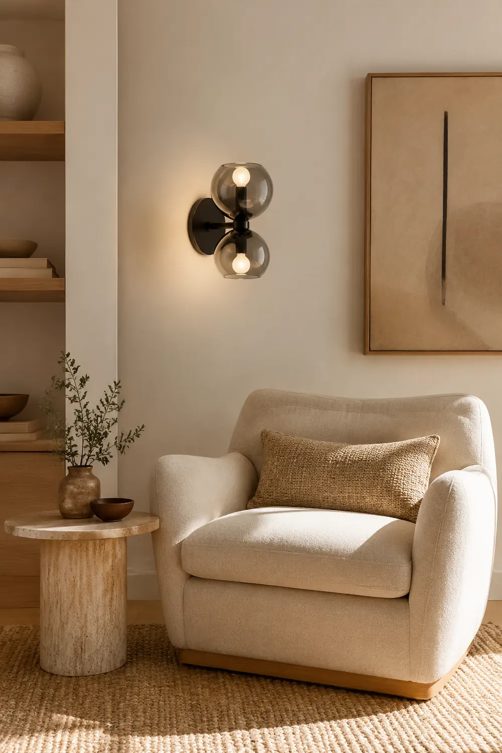 Creative Modern 2 Heads Glass Wall Lamp - Lumpaz