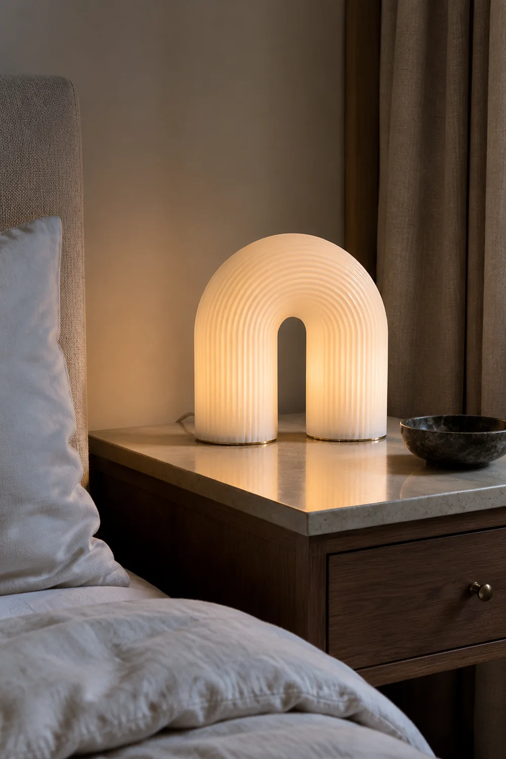 Unique Arch Metal Table Lamp - Lumpaz