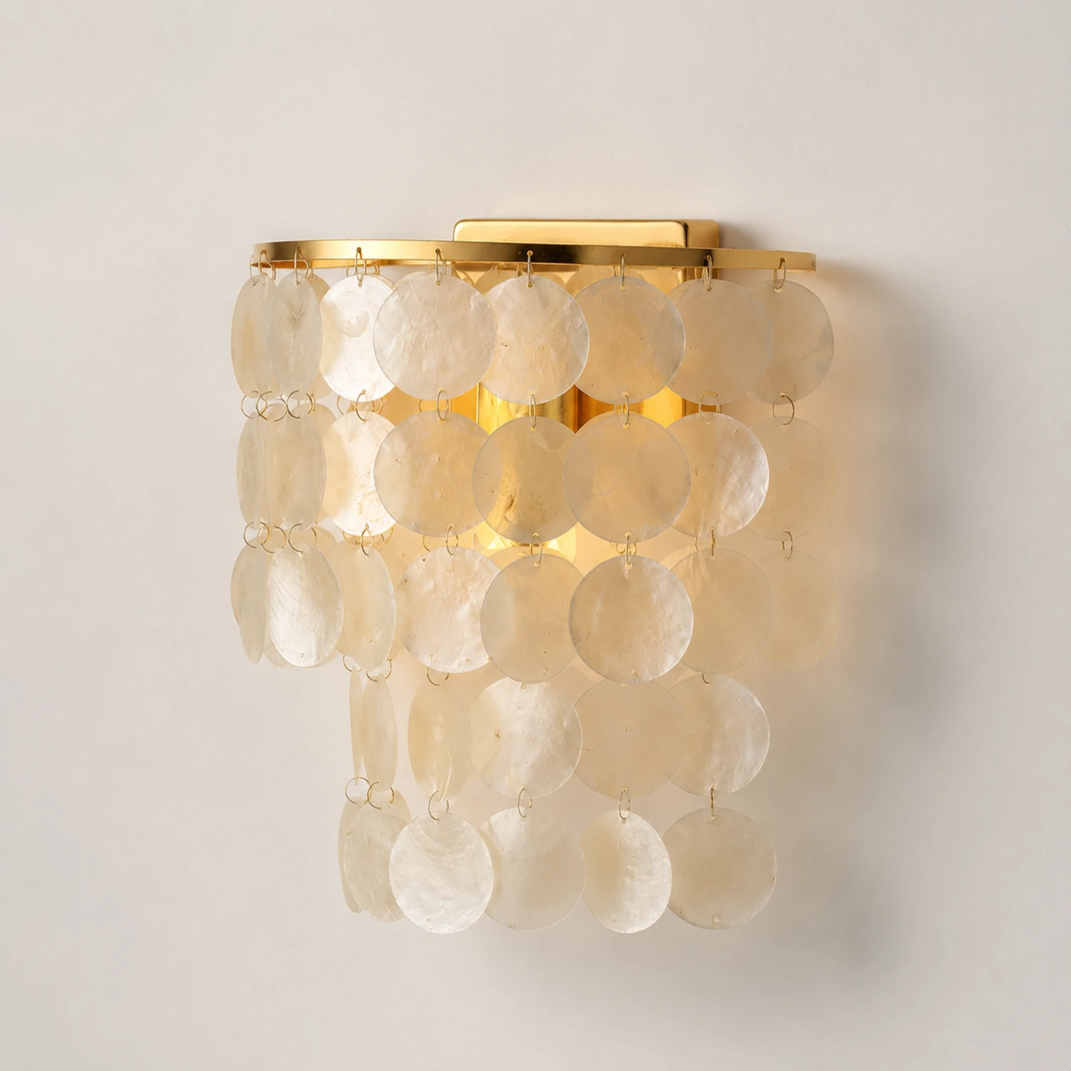 Nordic Modern Minimalist Shell Aisle Wall Lamp - Lumpaz