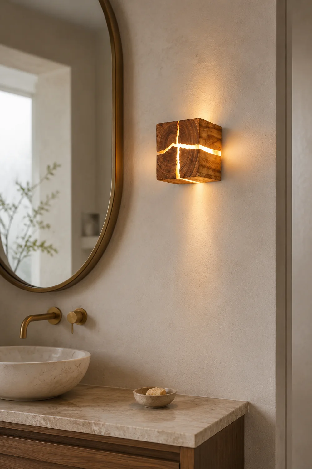 Creative Cracked Corridor Wall Sconce - Lumpaz