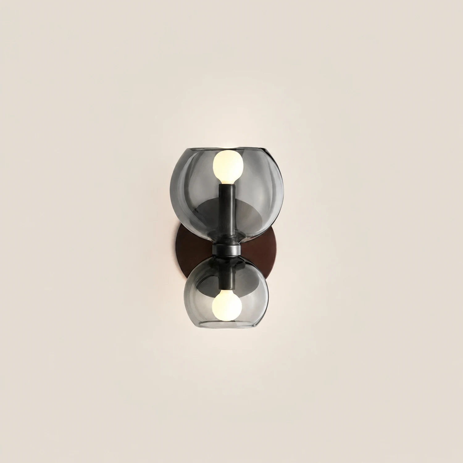 Creative Modern 2 Heads Glass Wall Lamp - Lumpaz
