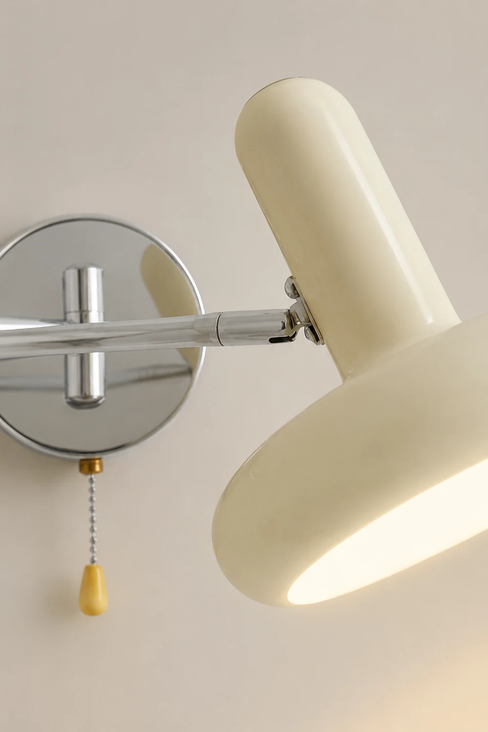 Retro Capsule White Swing Arm Wall Lamp - Lumpaz