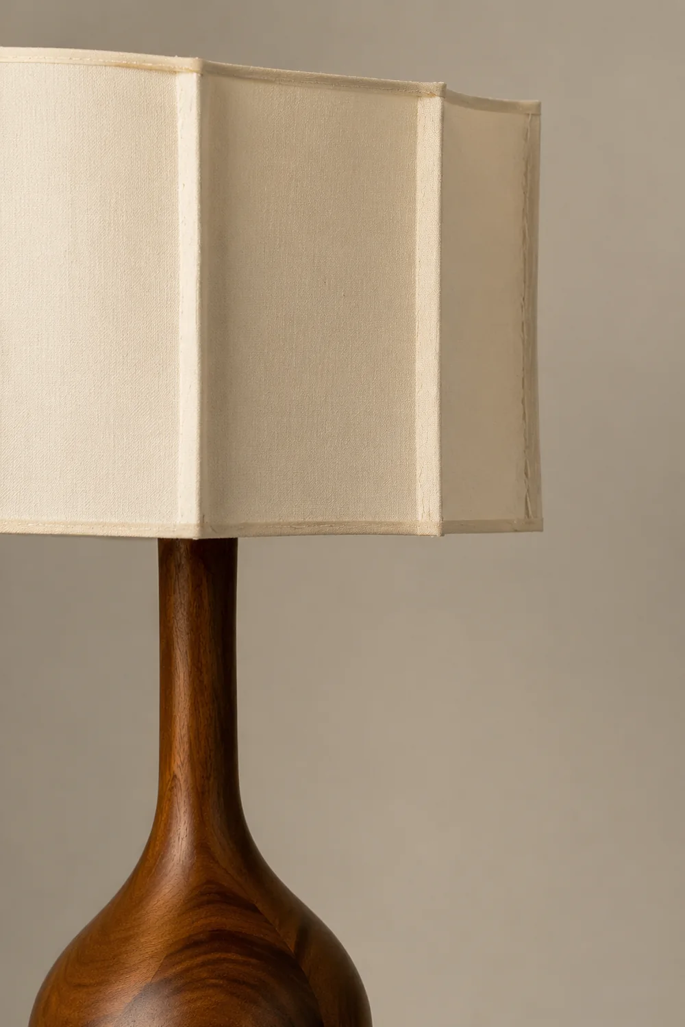 Wabi Sabi Designer Wood Table Lamp - Lumpaz