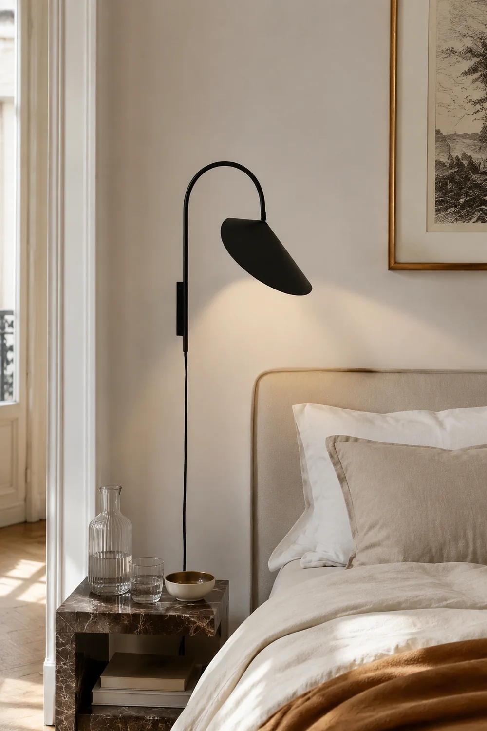 Modern Arum Creative  Wall Lamp For Bedroom - Lumpaz