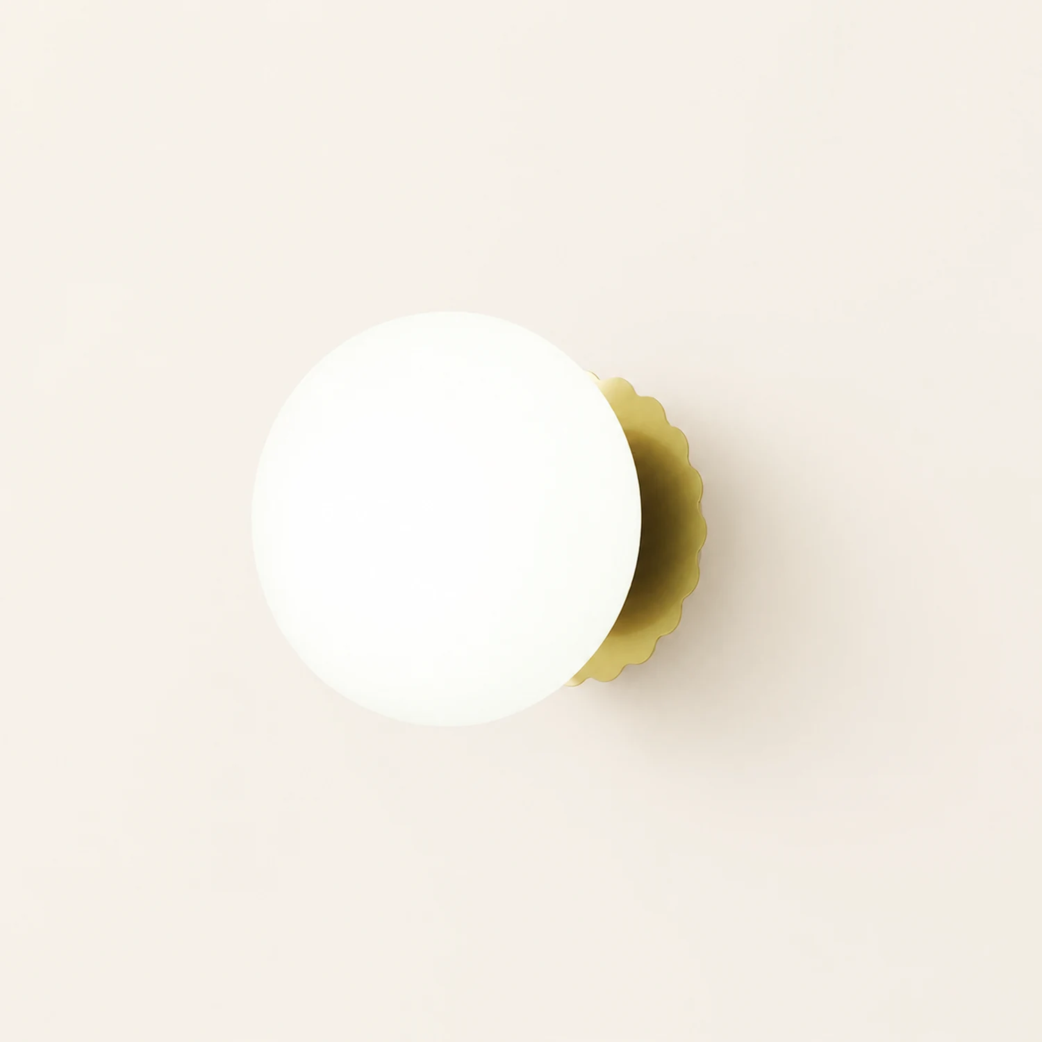 Vintage Glass Round Head Wall Sconce - Lumpaz
