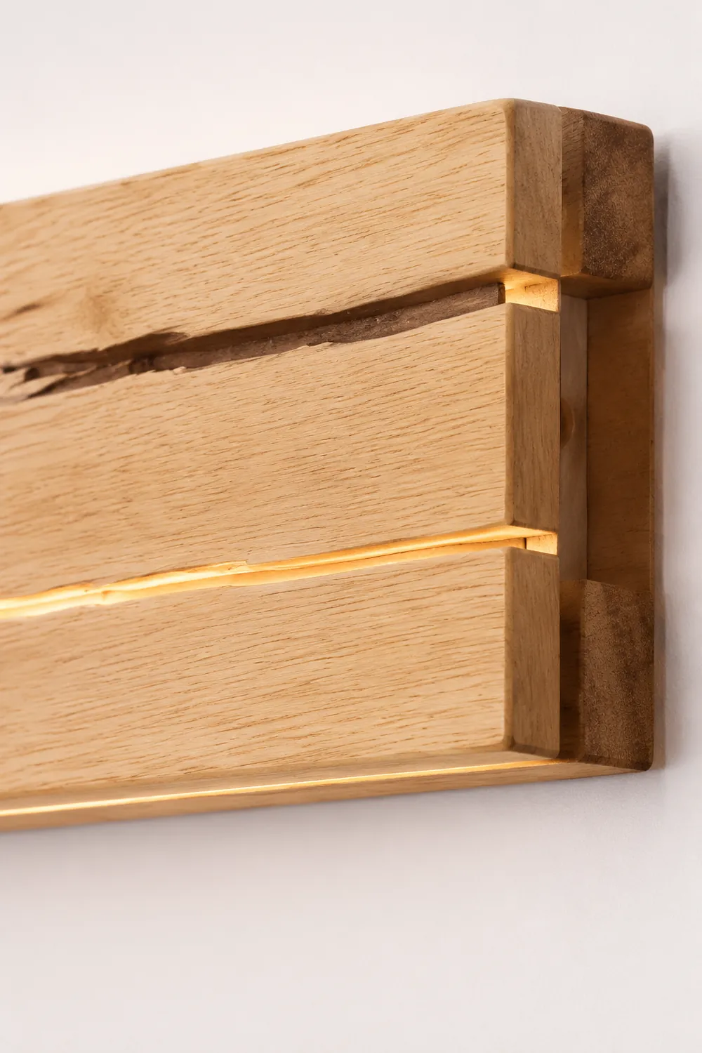 Modern Decor Wood Crack Wall Sconces - Lumpaz