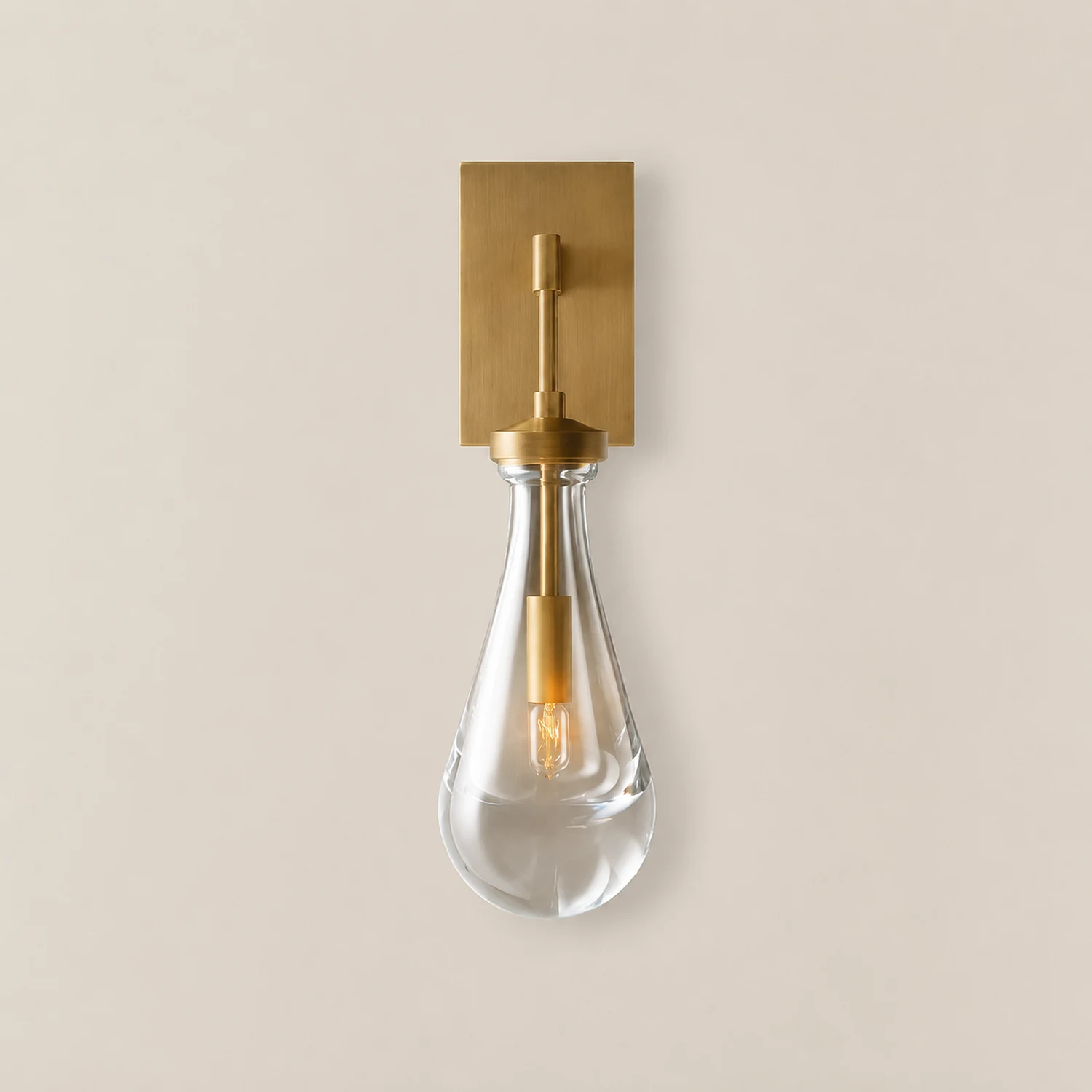 Art Creative Short Raindrop Wall Light For Dining Room - Lumpaz
