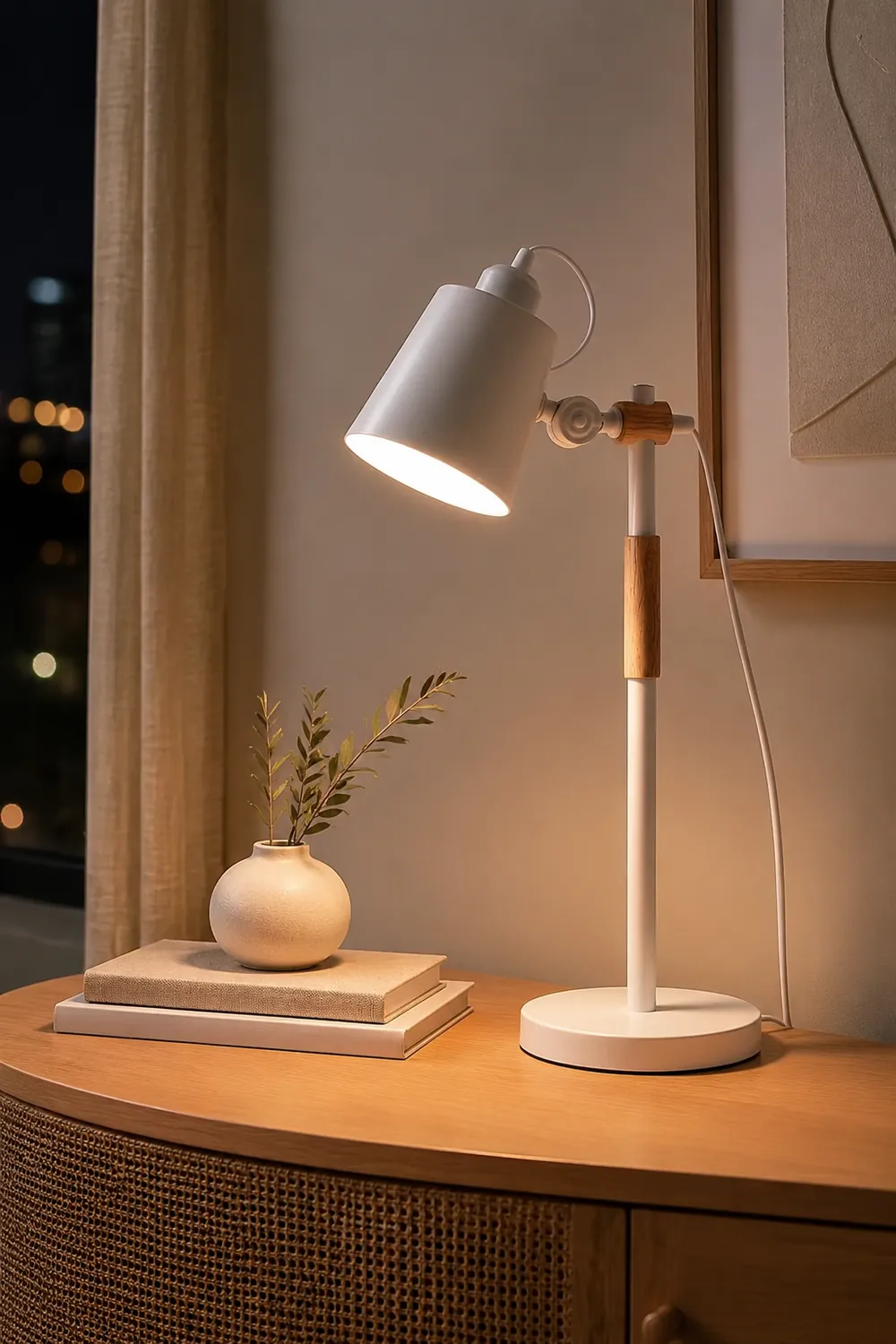 LED Modern Nordic Simple Bedroom Table Lamp - Lumpaz