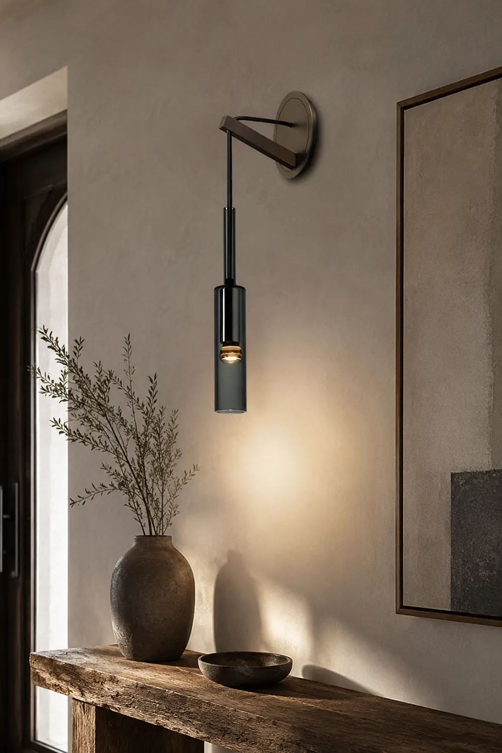 Nordic Creative Wine Bottle Wall Lamp For Living Room - Lumpaz