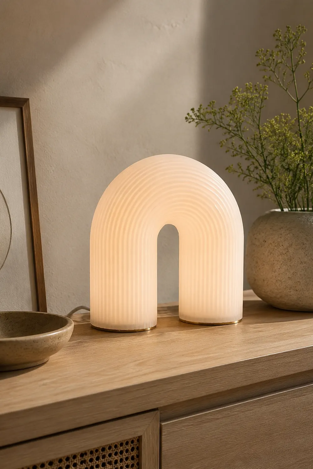 Unique Arch Metal Table Lamp - Lumpaz