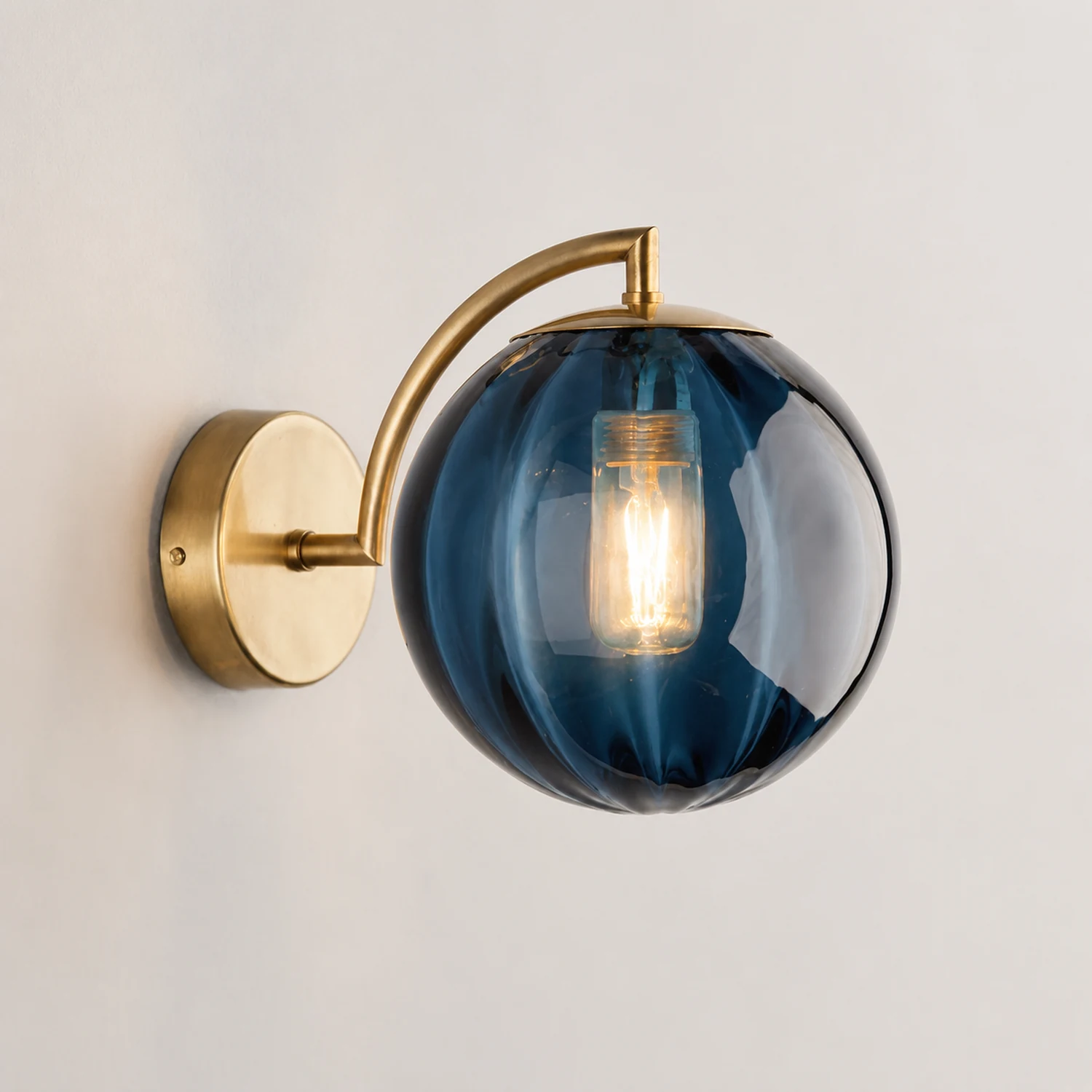 Multicolor Glass Home Decor Wall Lamp - Lumpaz