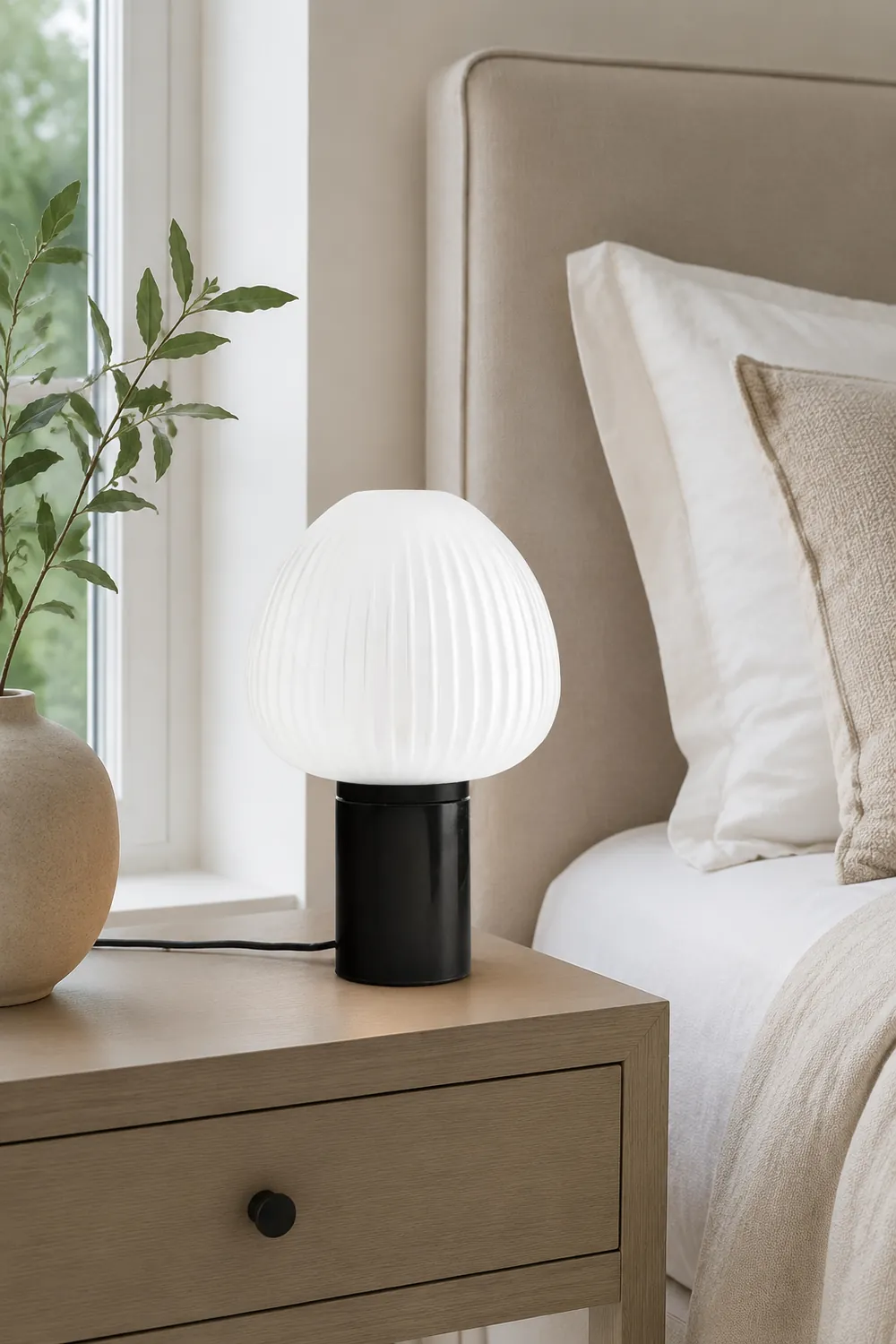 Nordic Light Luxury Simple Bedroom Table Lamp - Lumpaz