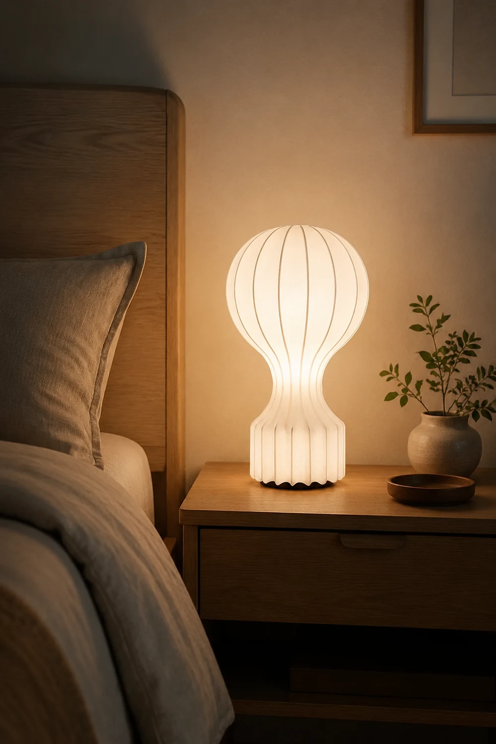 Vintage Fabric Gatto Table lamp - Lumpaz