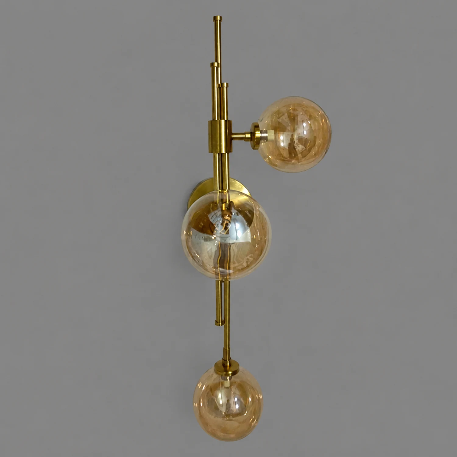 Vintage Ball 3 Heads Glass Wall Lamp - Lumpaz