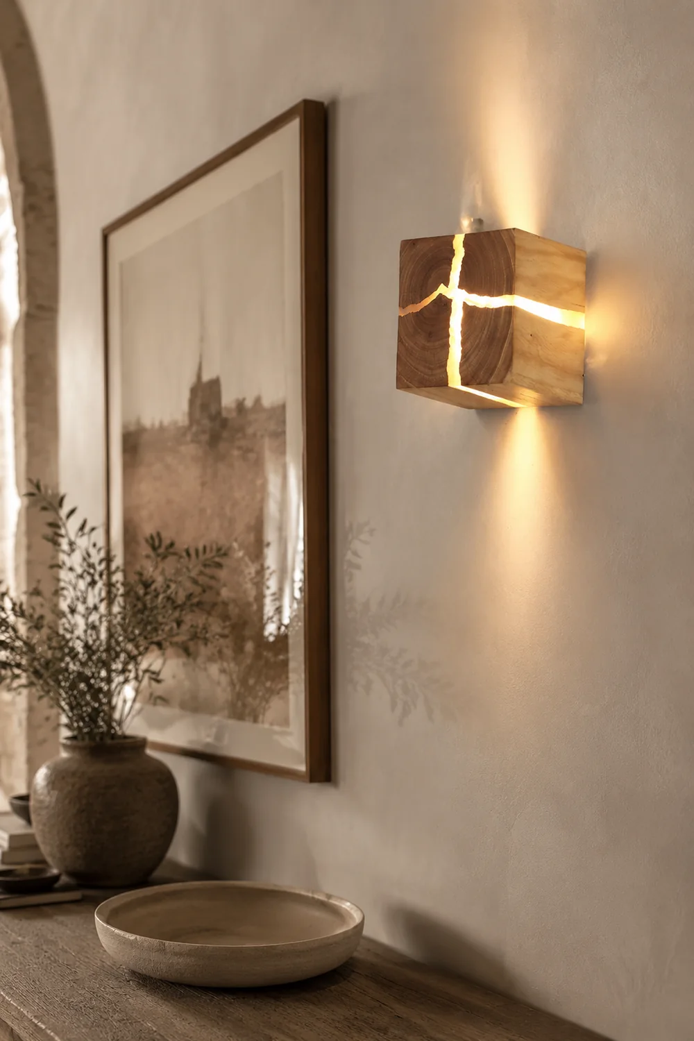 Creative Cracked Corridor Wall Sconce - Lumpaz