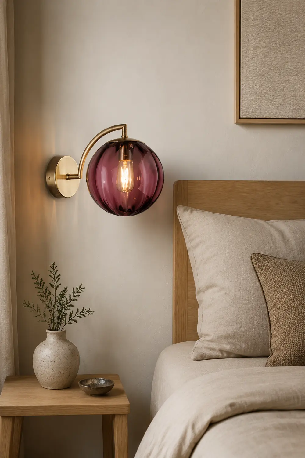 Multicolor Glass Home Decor Wall Lamp - Lumpaz