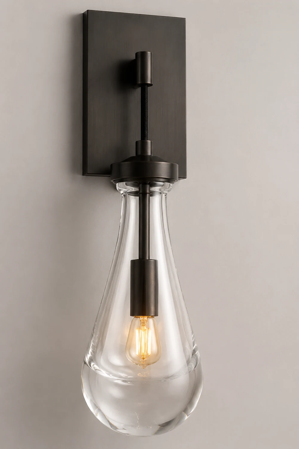 Art Creative Short Raindrop Wall Light For Dining Room - Lumpaz