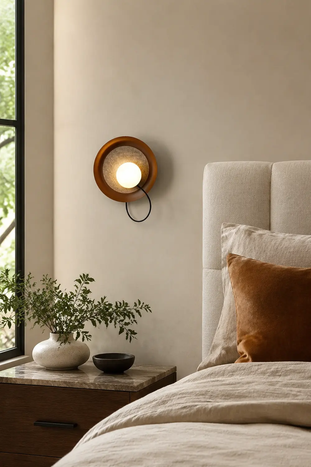 Modern Round Adjustable Wall Scones - Lumpaz