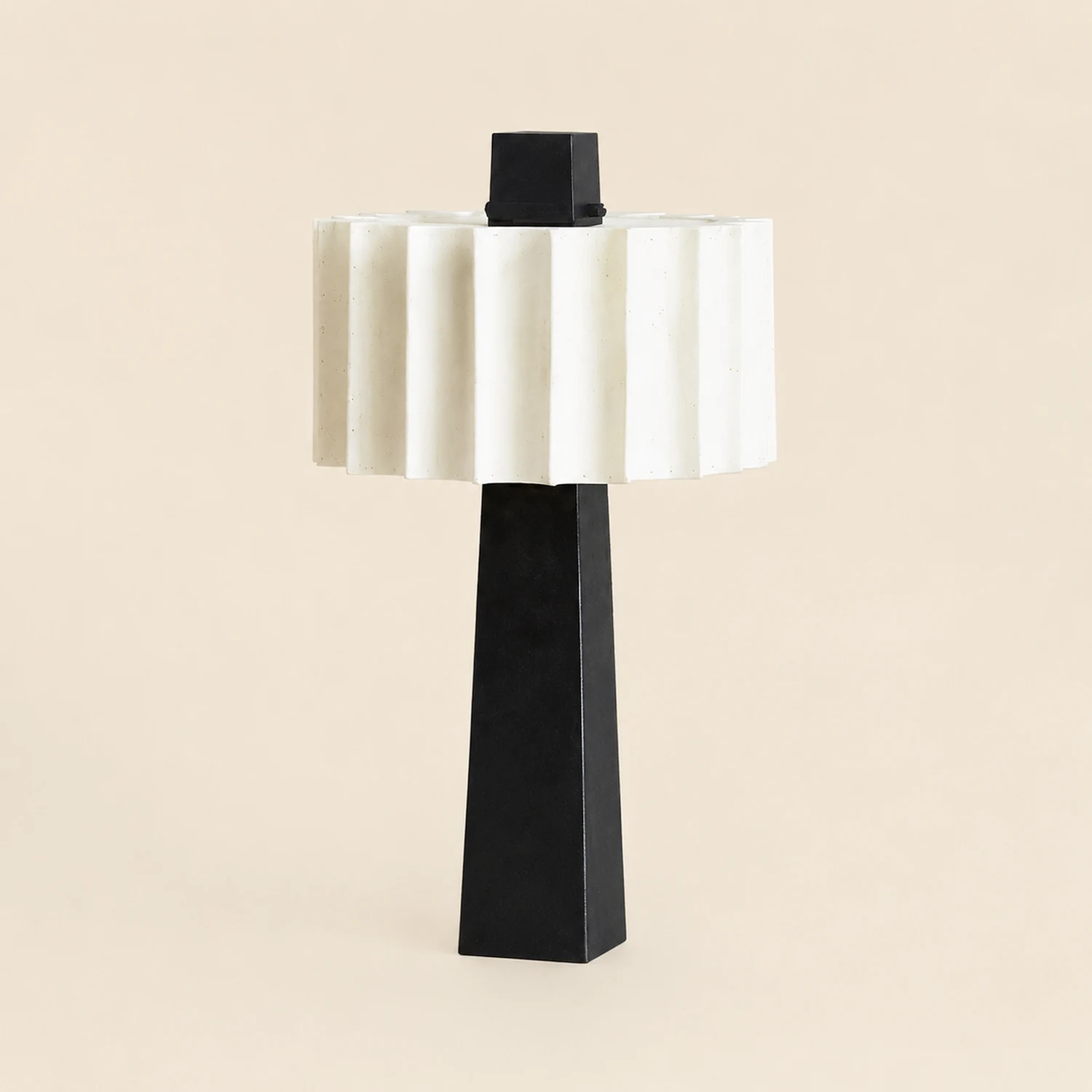 Creative Designer Black & White Decorative Table Lamp - Lumpaz