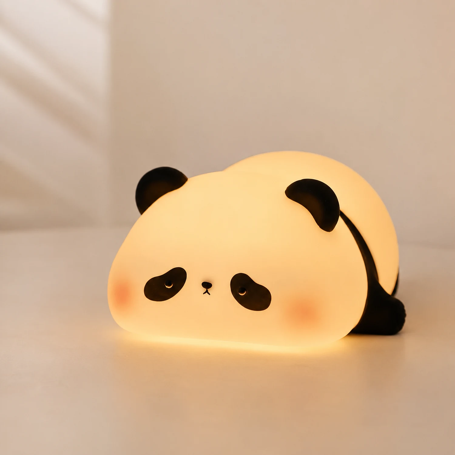 Panda Led Silicone Bedroom Night Light Table Lamp - Lumpaz