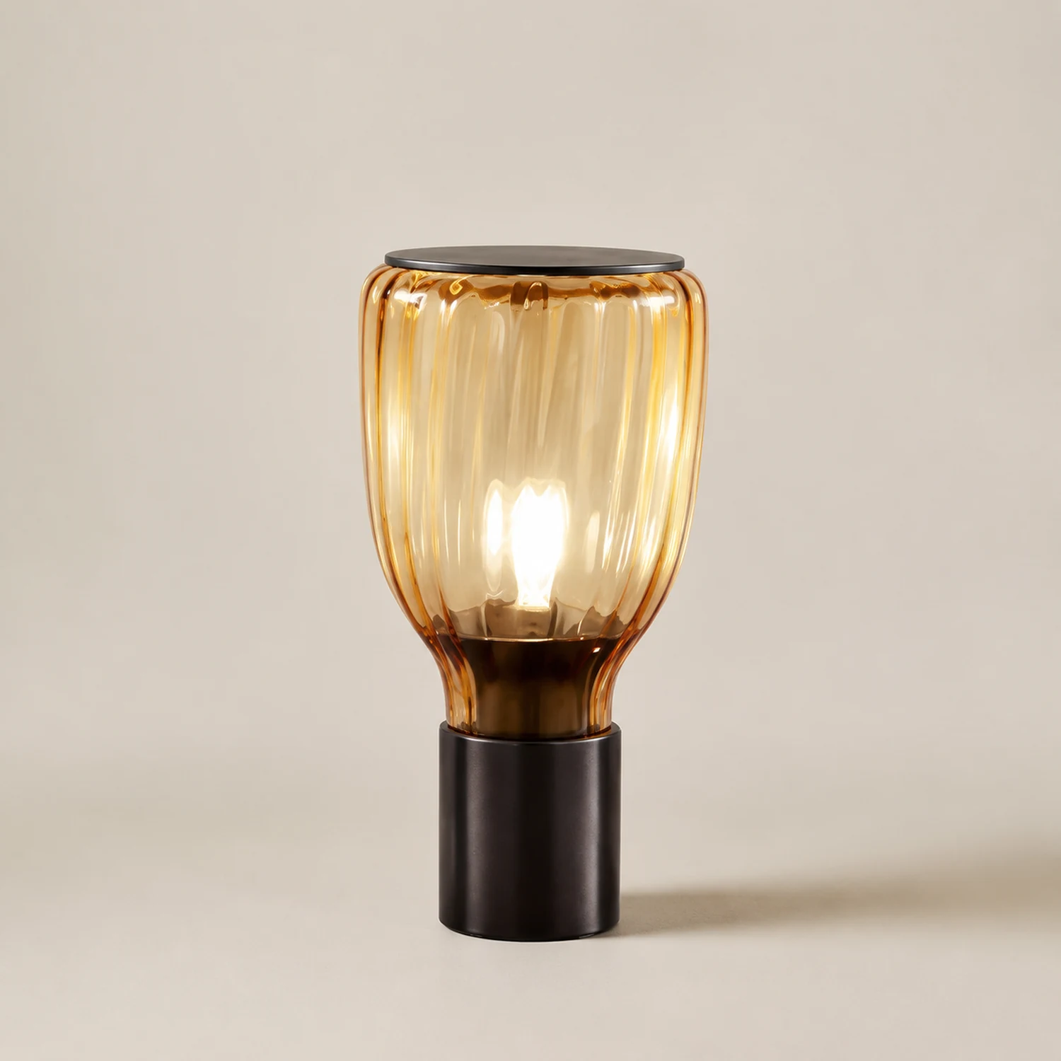 Colorful Bottle Glass Table Lamp - Lumpaz