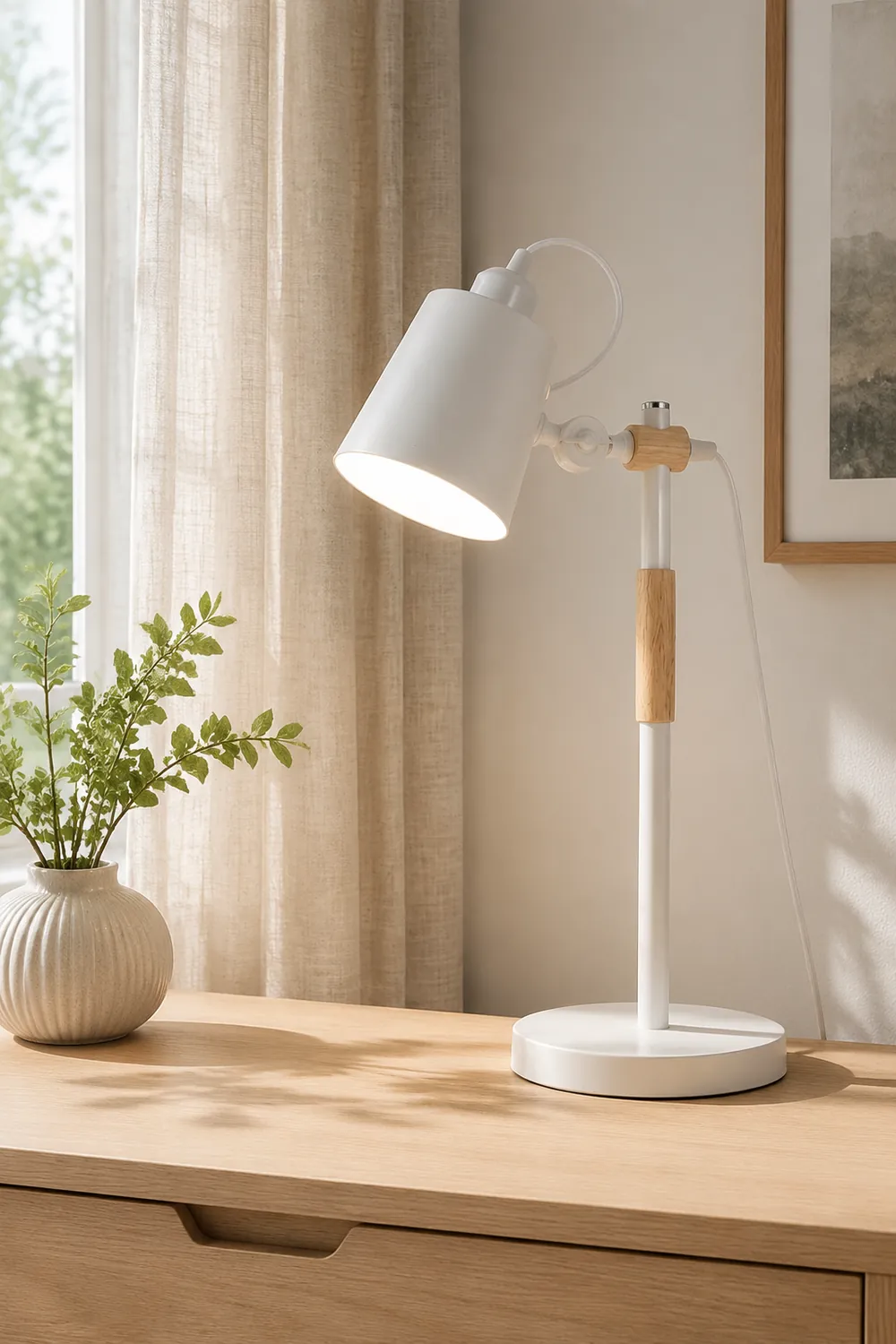 LED Modern Nordic Simple Bedroom Table Lamp - Lumpaz