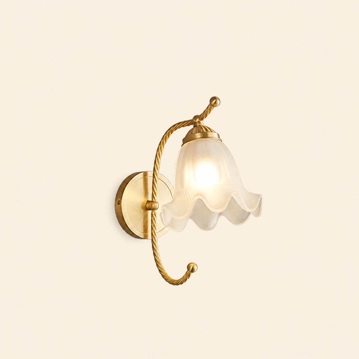 French Living Room Retro Glass Wall Lights - Lumpaz