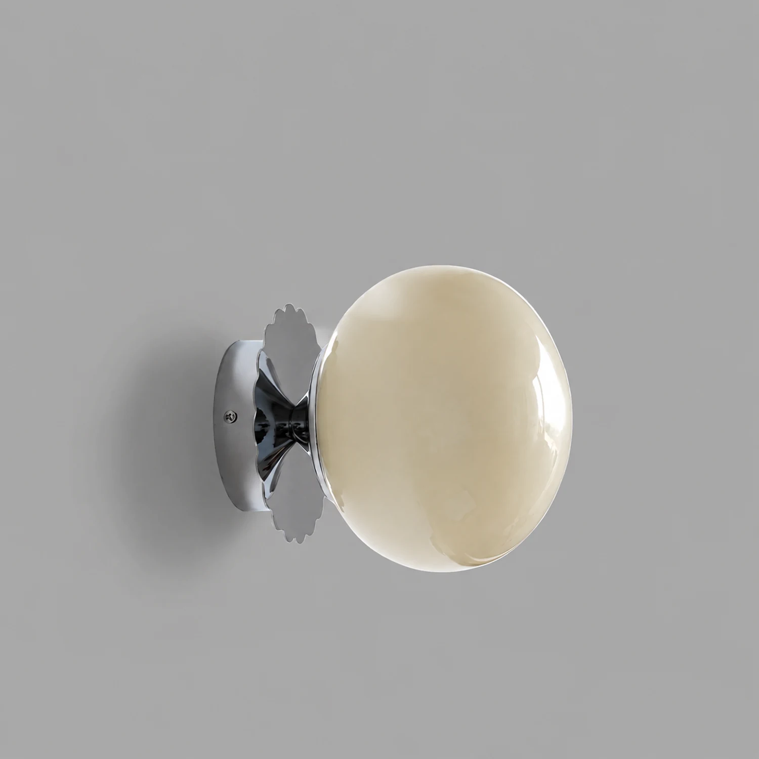 Vintage Glass Round Head Wall Sconce - Lumpaz