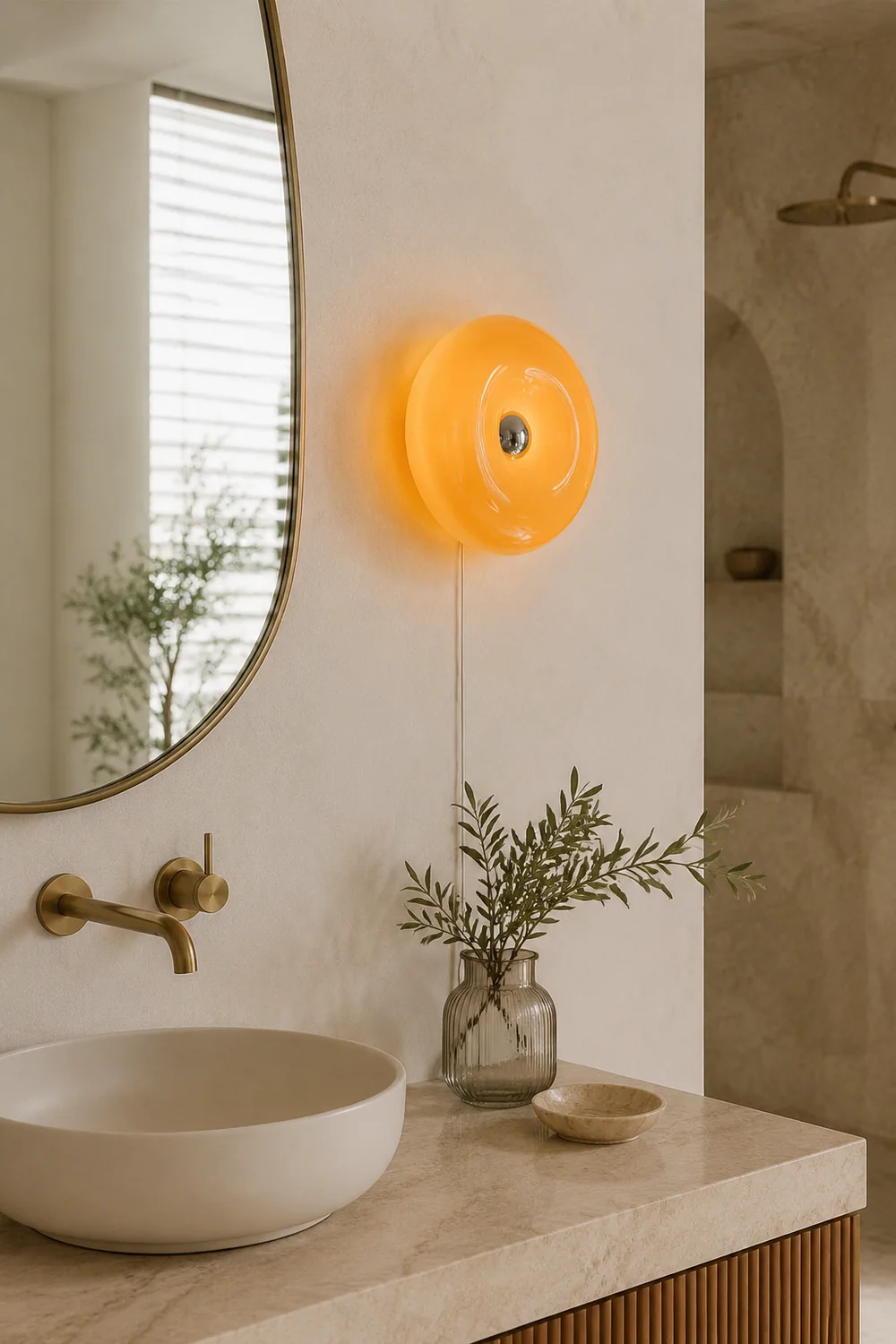 Donut Wall Lamp Glass  Wall Light Wall Sconces - Lumpaz