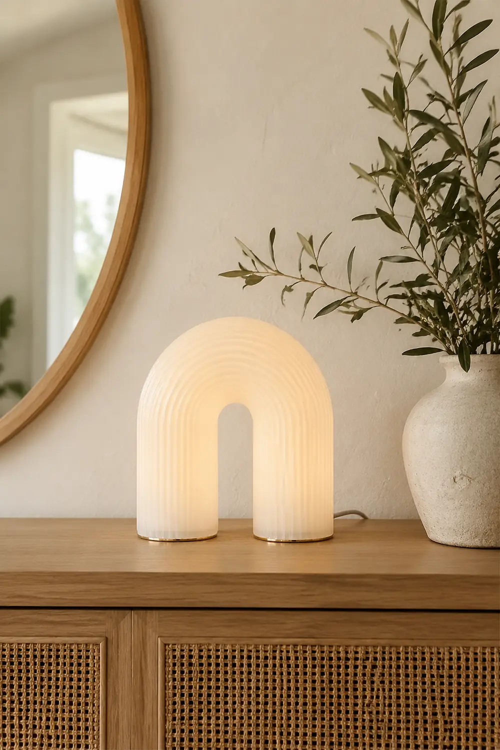 Unique Arch Metal Table Lamp - Lumpaz